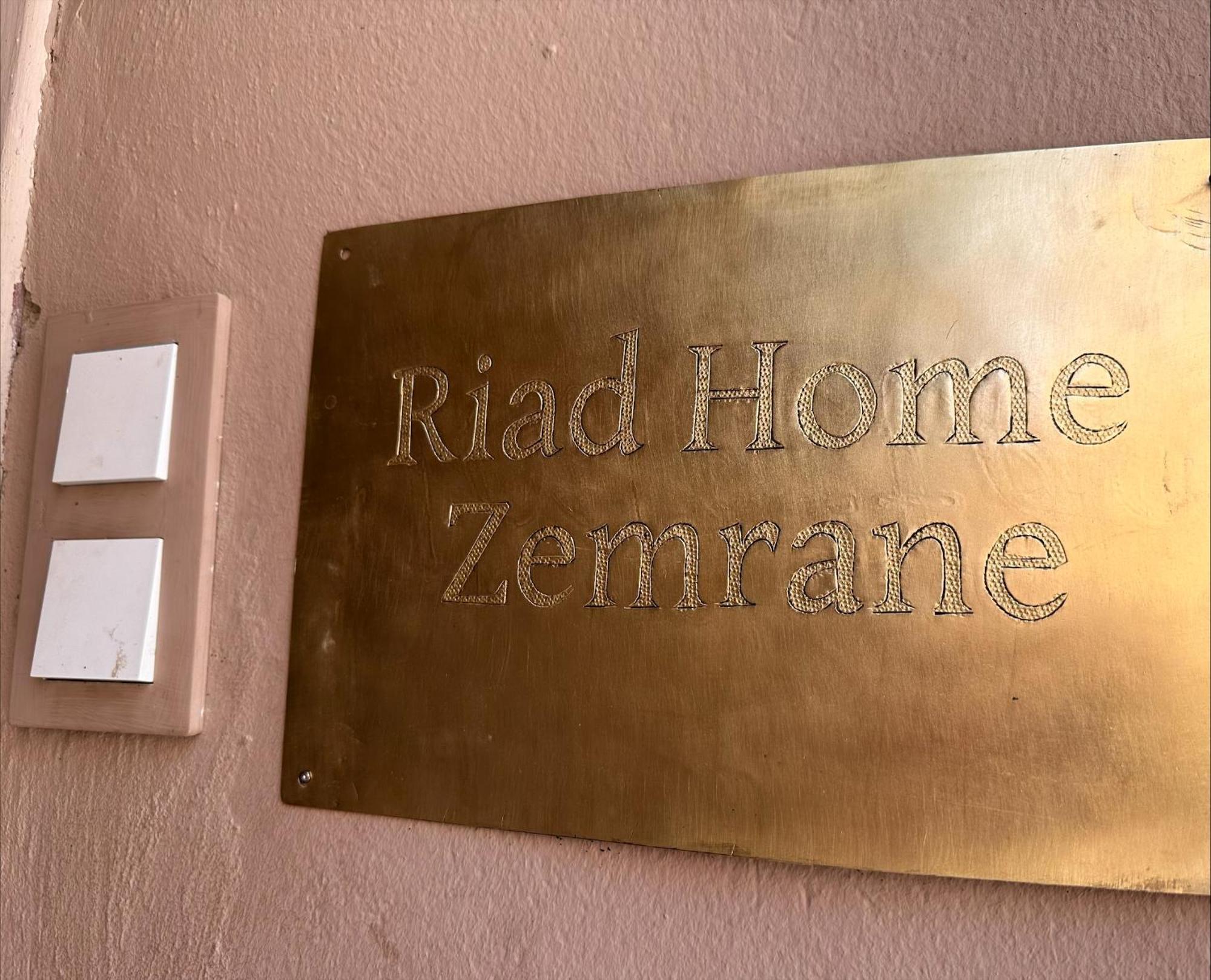 Riad Home Zemrane Marrakesh Bagian luar foto